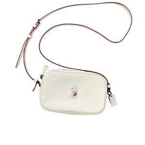 Coach X Disney Mickey Mouse Chalk White Mini Crossbody Bag Limited Edition EUC